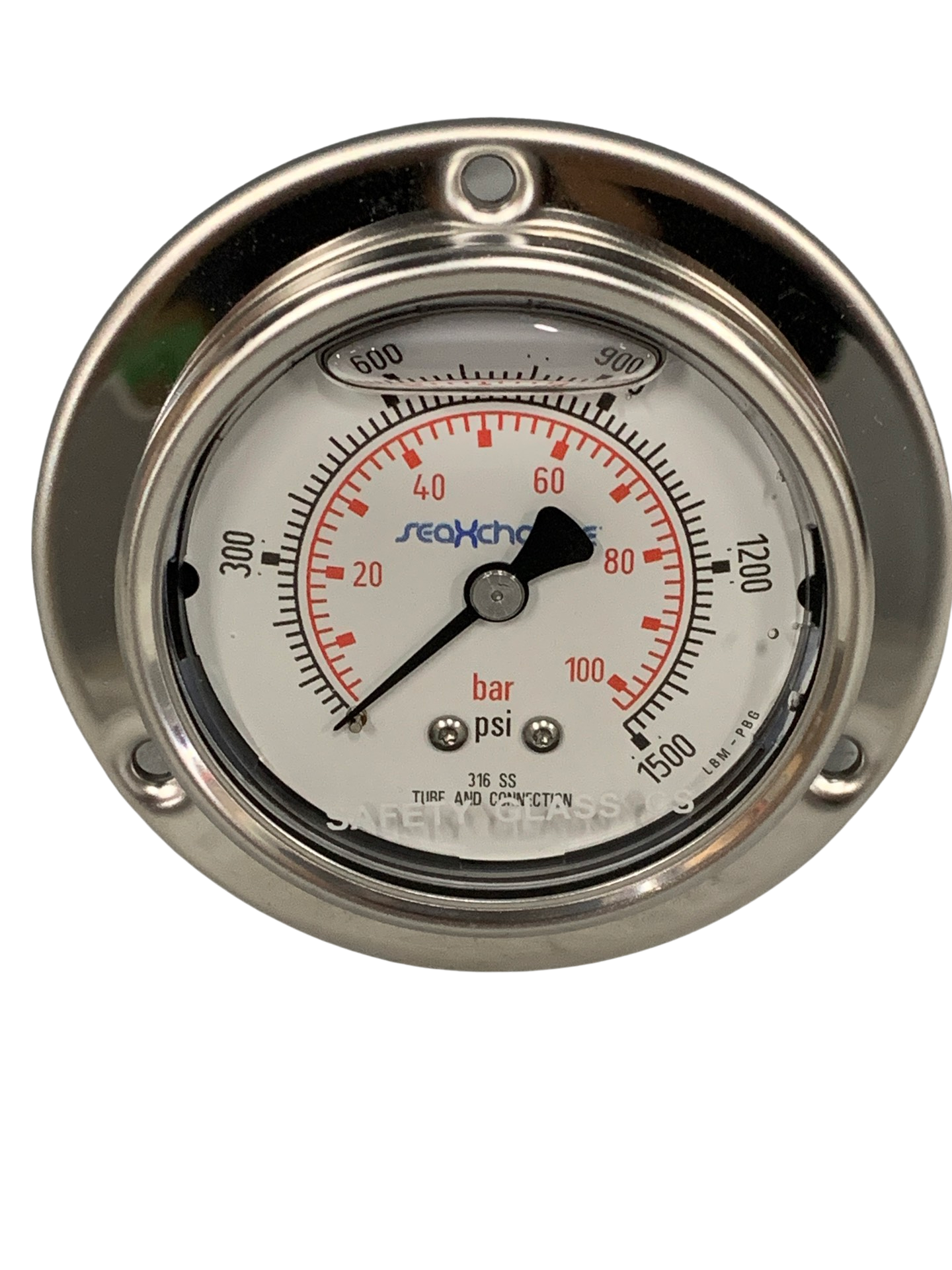 SeaXchange Pressure Gauge 0-1500 PSI