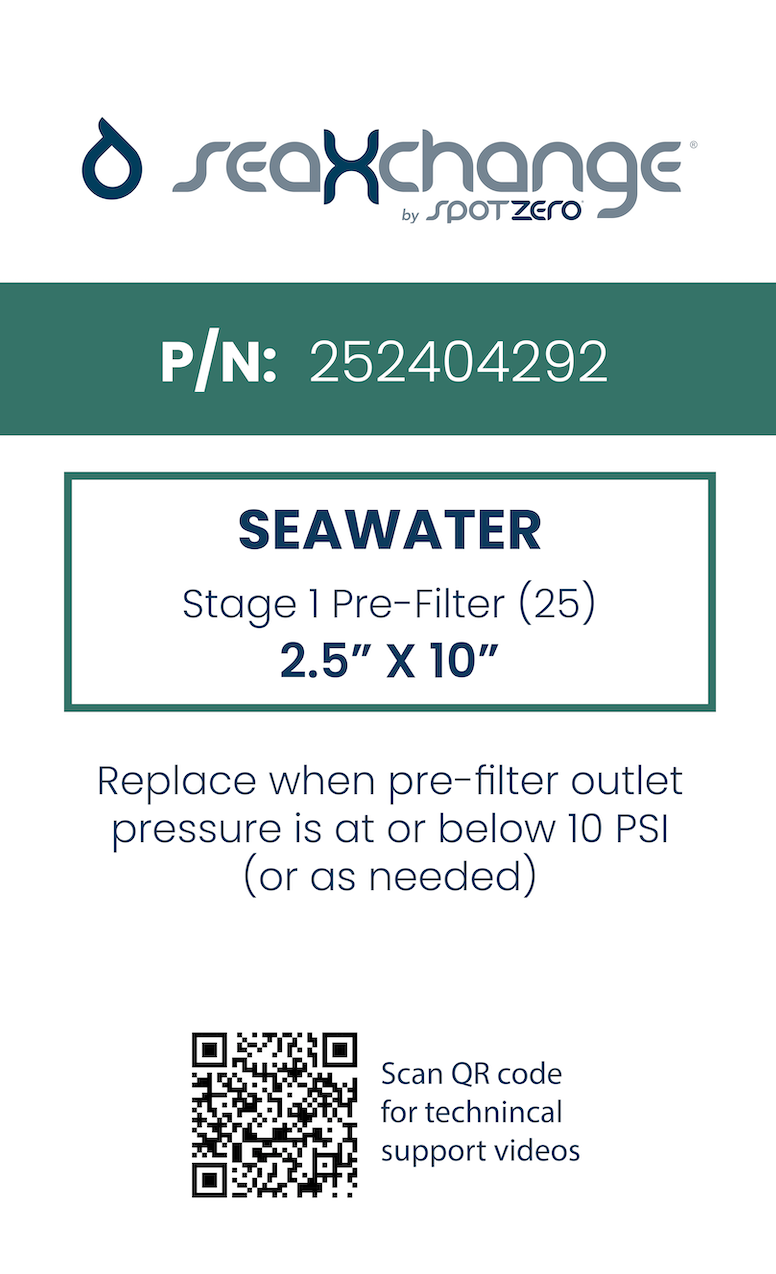 SeaXchange Stage 1 Pre-Filter (25)