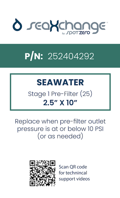 SeaXchange Stage 1 Pre-Filter (25)
