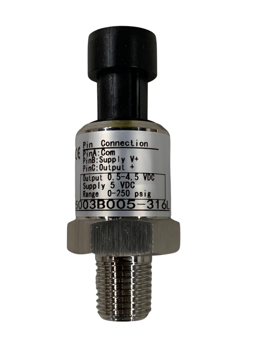 FW Pressure Transducer, 0-250 PSI, CP or PP