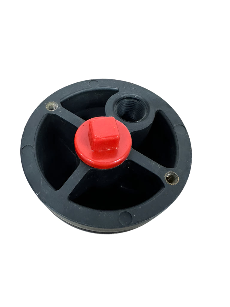 Spot Zero Vessel End Cap, 1/2" x 1/2" Ports