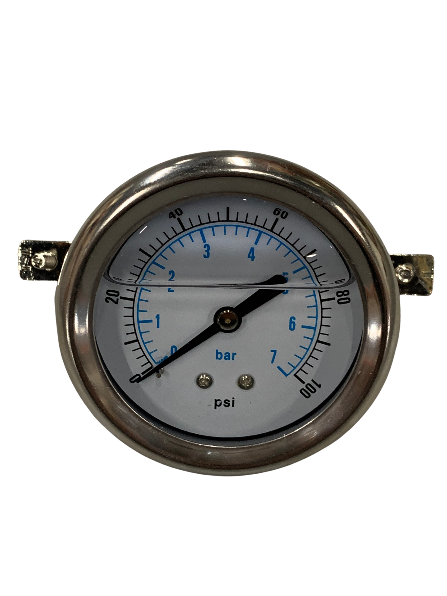 Pressure Gauge, 0-100PSI, 2.5"DIA, 1/4"MNPT