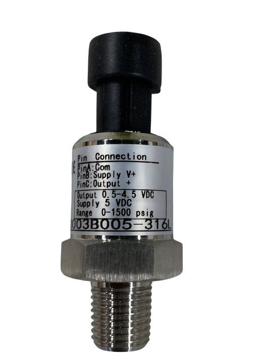 SW High Pressure Transducer, 0-1500 PSI, CP