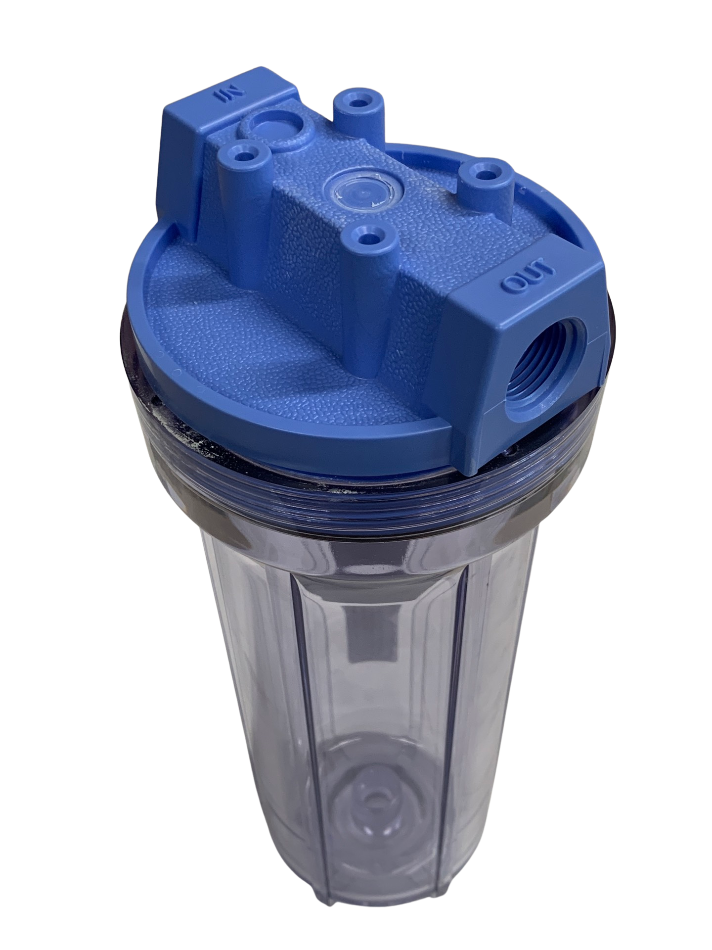 Clear / Blue housing 2.5" x 10"